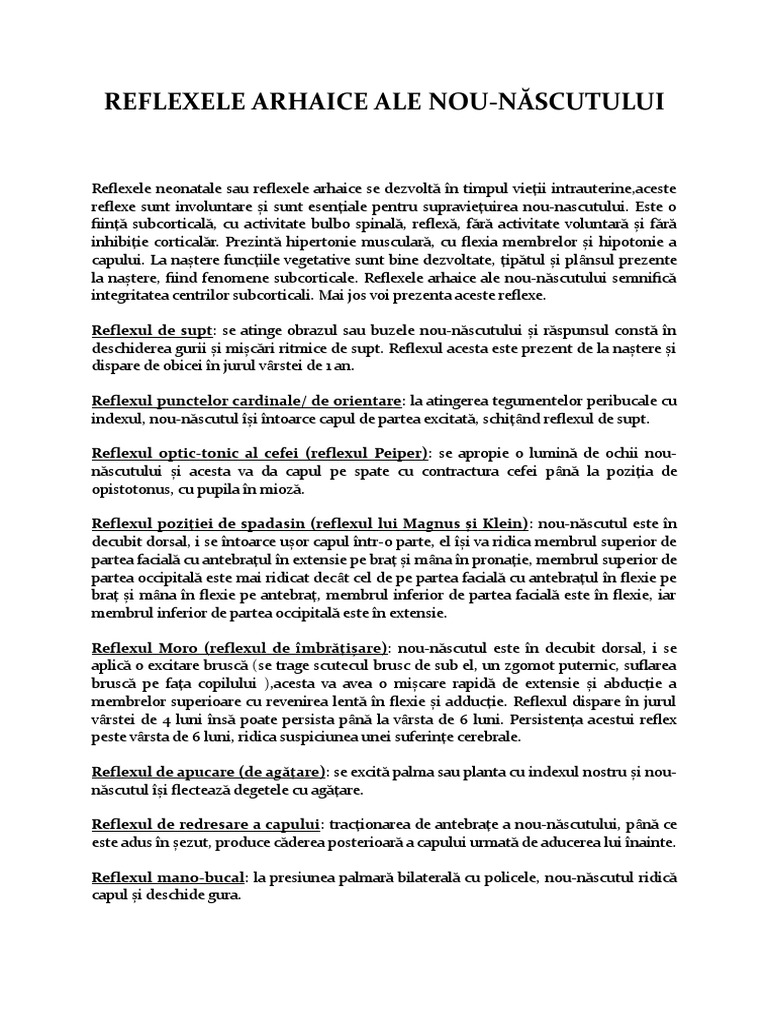 4.reflexele Arhaice Ale Nou | PDF