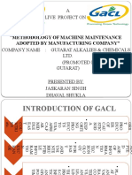 Machine Maintenance Methodology