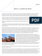 Agronegócio Brasileiro e o Apetite Da China - Valor Economico 2016
