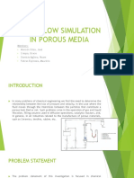 Fluid Flow Simulation in Porous Media