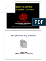 Machine Learning On Massive Datasets
