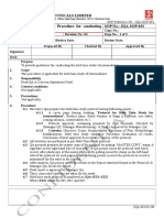 023-SOP For Conducting Hold Time Study