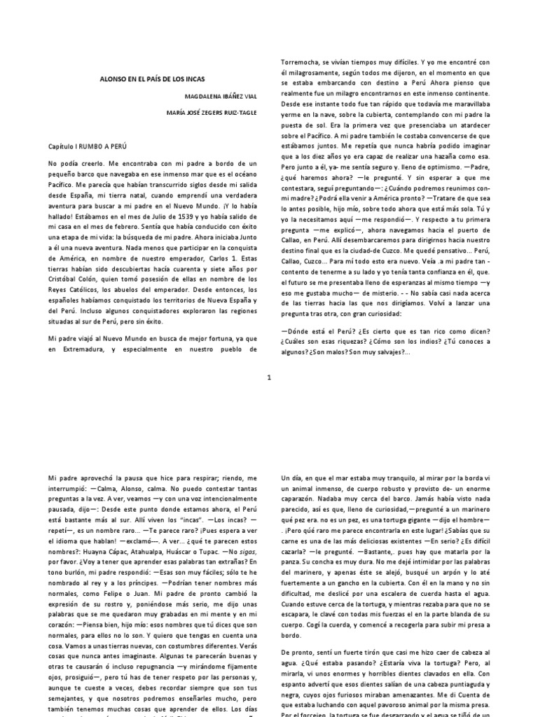 Alonso en El País de Los Incas | PDF | Francisco Pizarro | Imperio Inca
