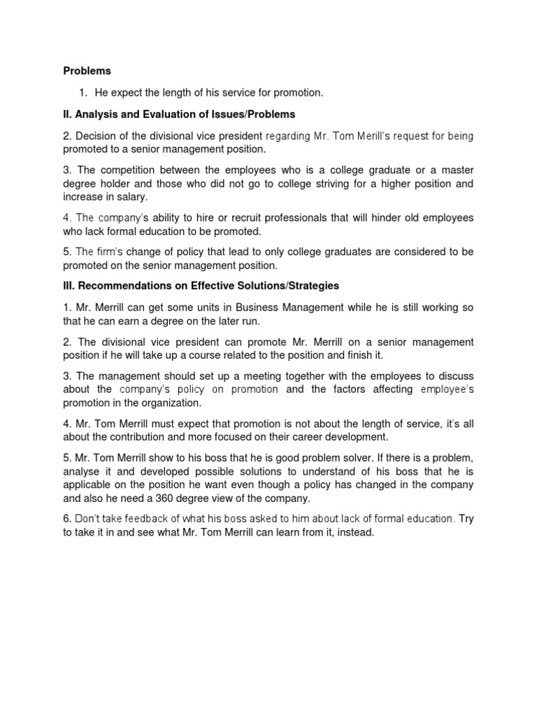 Promotion Challenges and Solutions for Employees | PDF