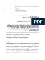 Modelo de Dispersion de Contaminantes Atmosfericos PDF