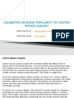 Celebrities Increase Popularity of Gastric Bypass Surgery