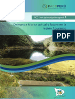 Demanda Hídrica Actual y Futura en La Región Apurímac PDF