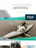 Curso Taller de Discapacidad - 2017 MINSA