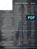 Cronograma Escola de Negocios Pucrs
