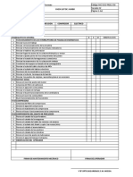 Check List Jumbo Perforadora Hidraulica