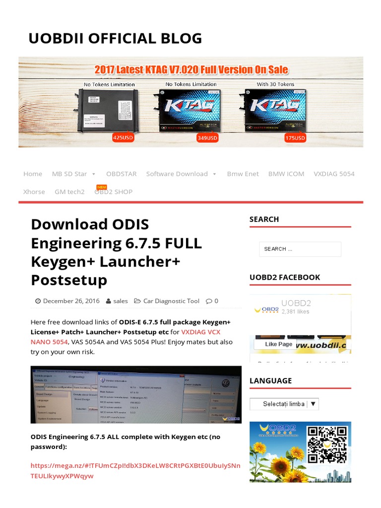 ODIS Engineering 6.7 PDF Programmer Computing