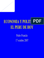 Economía Política en El Perú de Hoy PDF