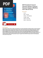 Download General Thoracic Surgery by Ryan Andhika SN356562358 doc pdf