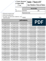 Cartao-Resposta-2-Ano-Integrado Matemática e Ciências Da Natureza