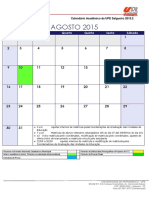 CalendarioAcademico 2º Sem 2015