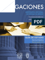 Derecho Obligaciones 4 Semestre PDF