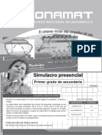 1S Simulacro Presencial-II 17conamat