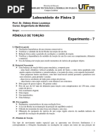 Experiencia - 7 - Pendulo de Torcao PDF