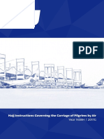 Hajj Instructions Governing The Carriage of Pilgrims by Air PDF