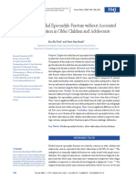 Treatment of Medial Epicondyle Fracture Without Associated Elbow Dislocation in Older Children and Adolescents