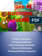 Types of Business Industries