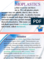 Thermoplastics: Crosslinked Thermosets