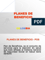 Planes de beneficios en salud Colombia