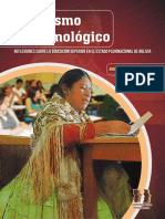 Pluralismo Epistemologico Reflexiones Sobre La Educacion Superior en El Estado Plurinacional de Bolivia PDF