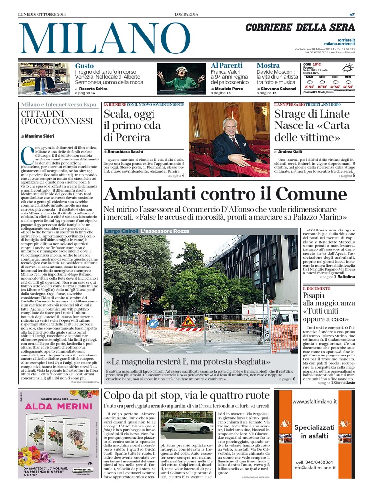 Corriere Milano 20141006 Milan People