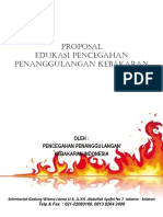 Proposal Edukasi Pencegahan & Penanggulangan Kebakaran