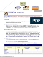 Codes - International Copy Dialing.txt