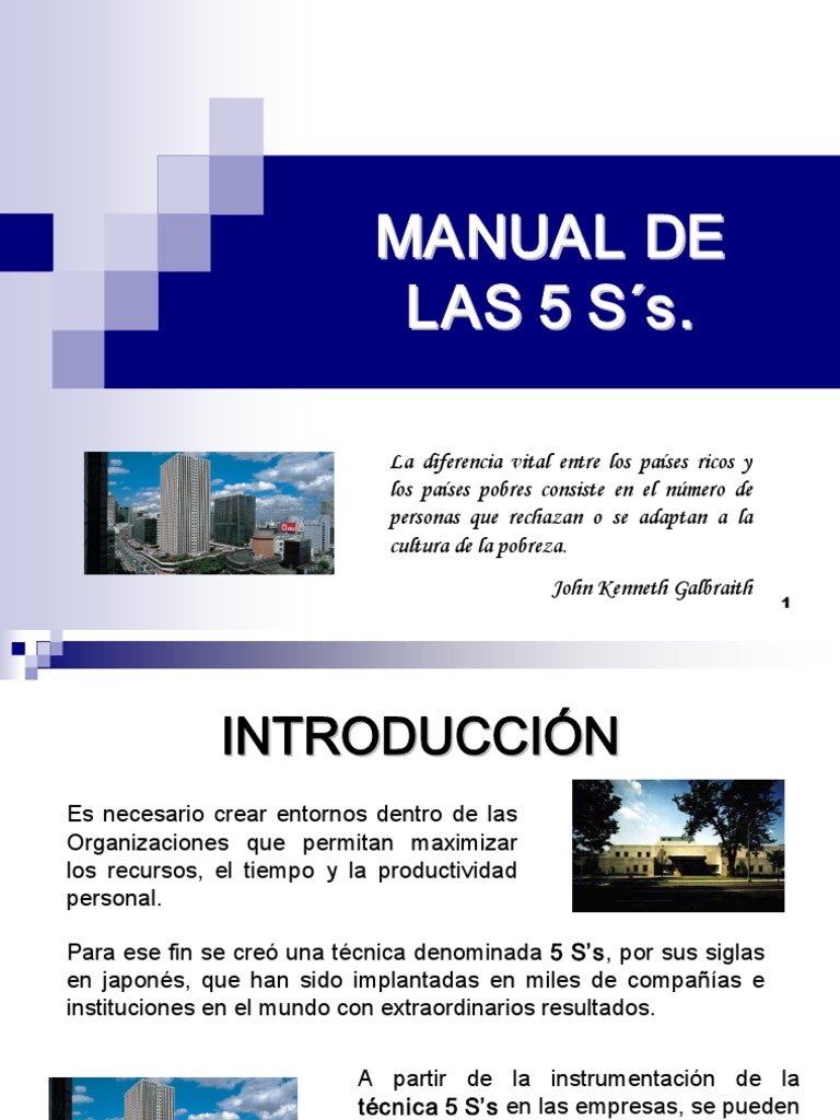 Manual Completo de las 5 S's para Empresas | PDF | Negocios