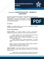 Taller Conceptual Estadística - Variables y Sumatorias