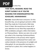 Download Photosynthesis Role Play by Fenny Deckles SN35658290 doc pdf