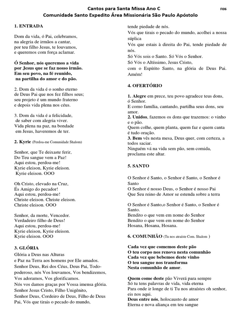 Cantos De Perdão Para Missa Tempo Comum Cantos Tempo Comum Mes De Julho Eucaristia Missa Liturgia