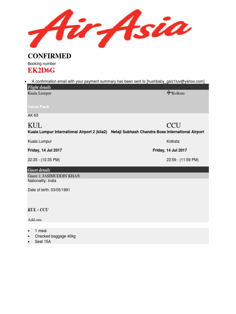 scan travel document airasia