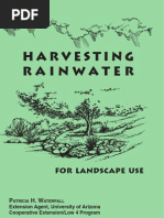 Download Arizona Manual on Rainwater Harvesting for Landscape Use by Friends of Utah Rare Plants SN35658541 doc pdf
