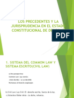 Los Precedentes y La Jurisprudencia en El Estado[1sesiuon1