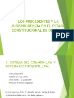 Los Precedentes y La Jurisprudencia en El Estado (1sesiuon1