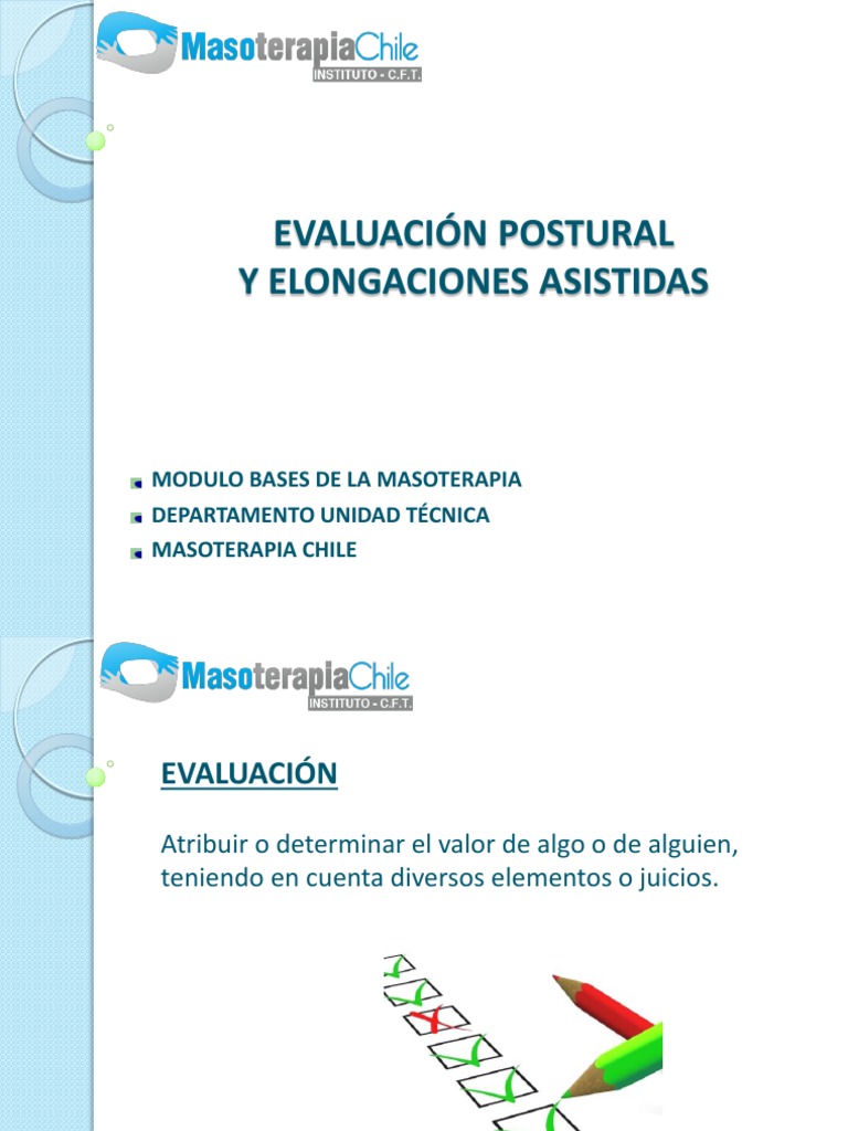 Evaluación Postural y Elongaciones | PDF | Músculo | Hombro