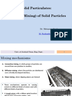 Solid Particulates: Blending (Mixing) of Solid Particles: Dr. Motasem Saidan