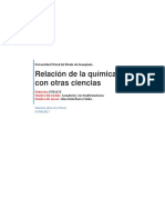 Relación química con ciencias y nanotecnología medicina