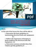 Electrical Installation and Maintenance Activity