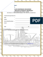 Form Konfirmasi Kehadiran (Members)