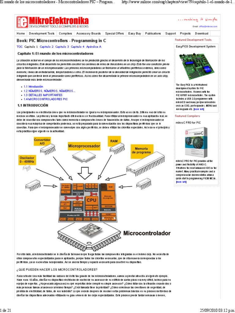 Mikroc Libro PDF | PDF | Poco | Microcontrolador