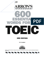 600 Essential Words For The TOEIC - (2008)
