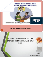 Sosialisasi P4K