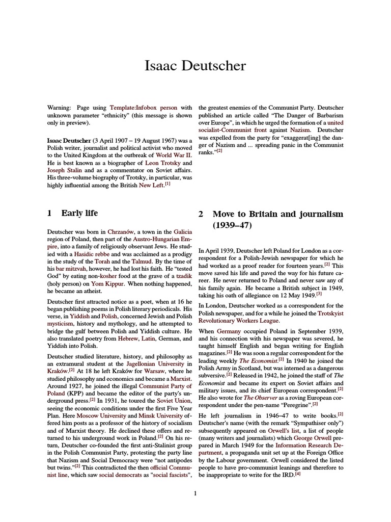 Isaac Deutscher PDF Anti Capitalism Communism