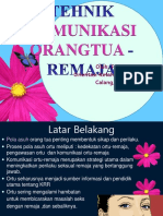 Komunikasi Ortu Remaja