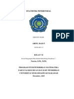 Makalah Statistik Inferensial